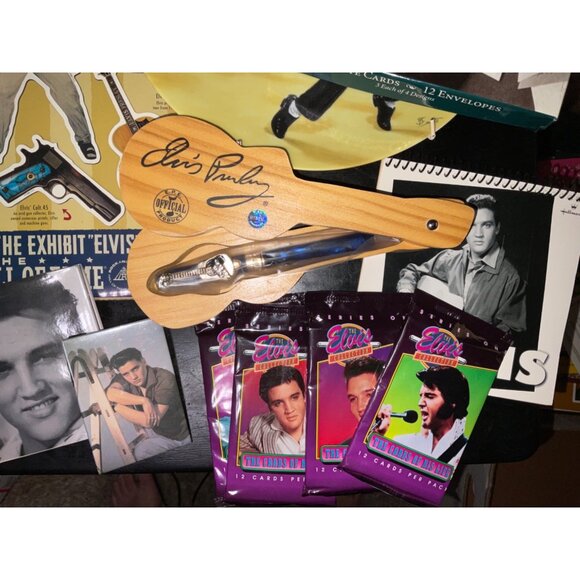 Elvis Presley Memorabilia Collection: Posters Playing Cards Photos Trading Cards - Picture 5 of 5